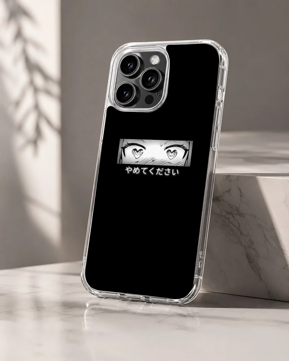 Anime Faces phone cover with edgy design